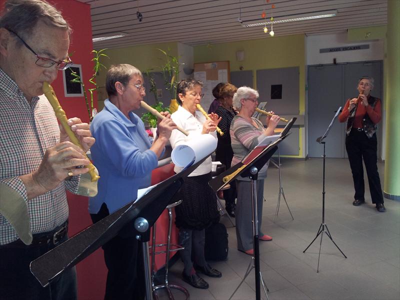 Les flûtistes amateurs de Vivace aux Chanterelles 